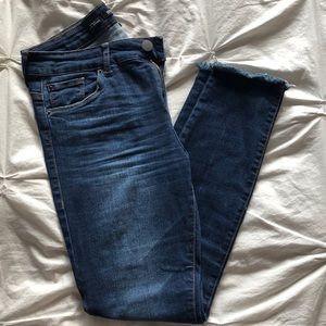 STS jeans with raw hem